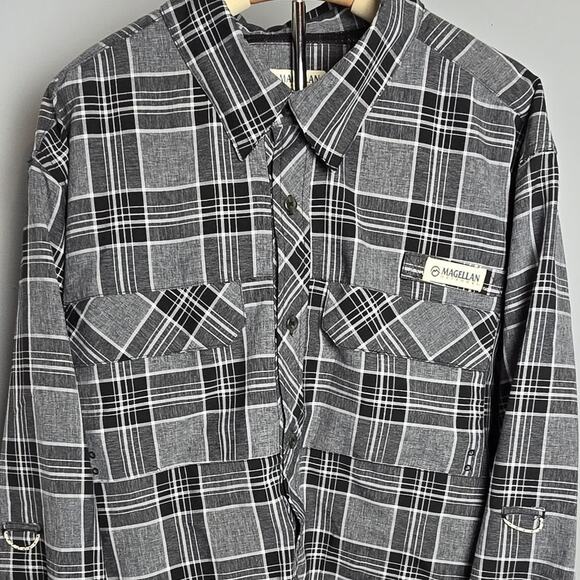 Magellan Men's CLASSIC Fit Collared Button Up Fishing Shirt Size XL - Picture 1 of 5